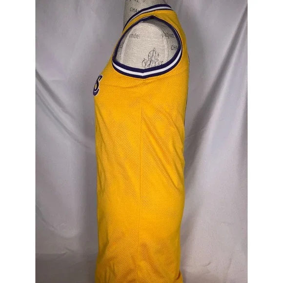 VTG Kobe Bryant #8 Los Angeles Lakers NBA Reebok Gold Jersey Dress Women's LARGE - Picture 6 of 12